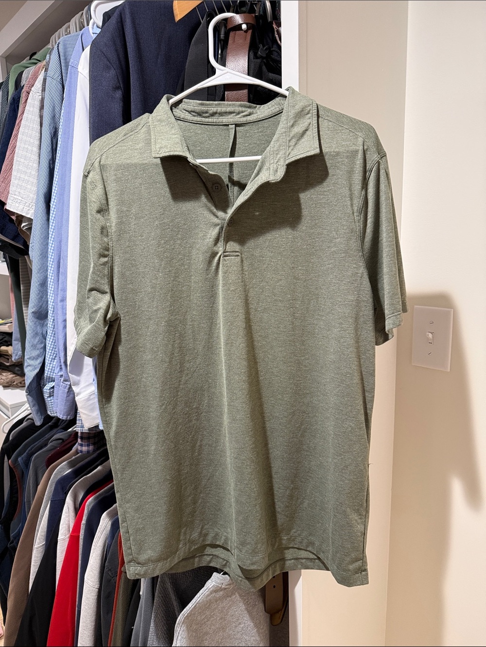 Men's Olive Green Polo Shirt